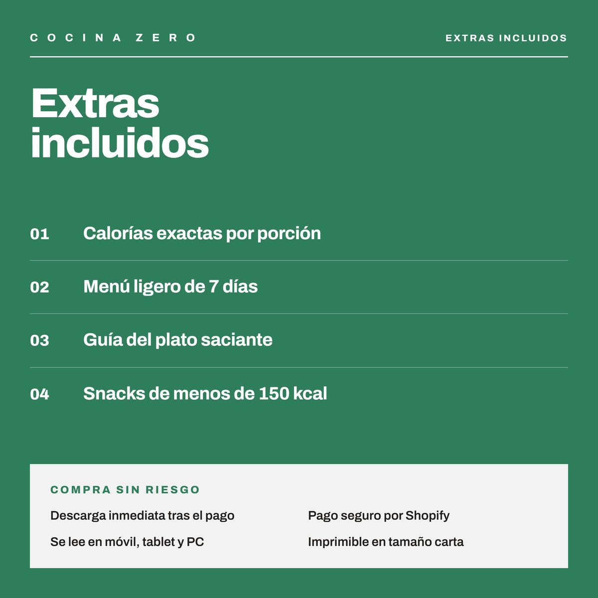 Recetas para Bajar de Peso — 20 Comidas Ligeras y Saciantes (Libro Digital PDF)