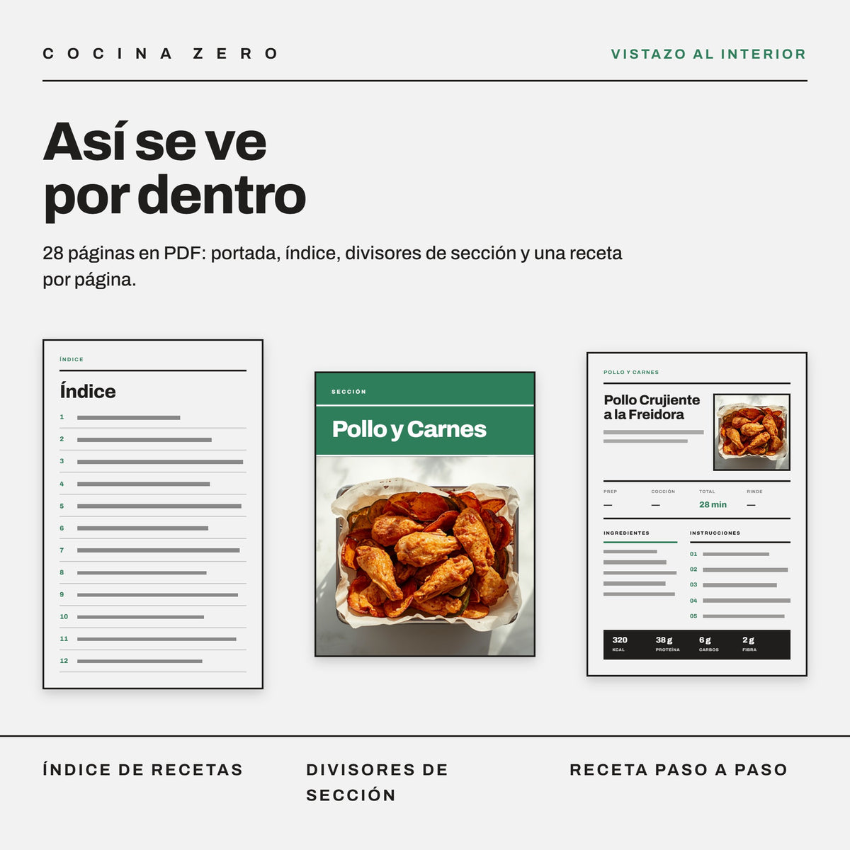 Recetas con Freidora de Aire — 20 Platos Crujientes y Saludables (Libro Digital PDF)