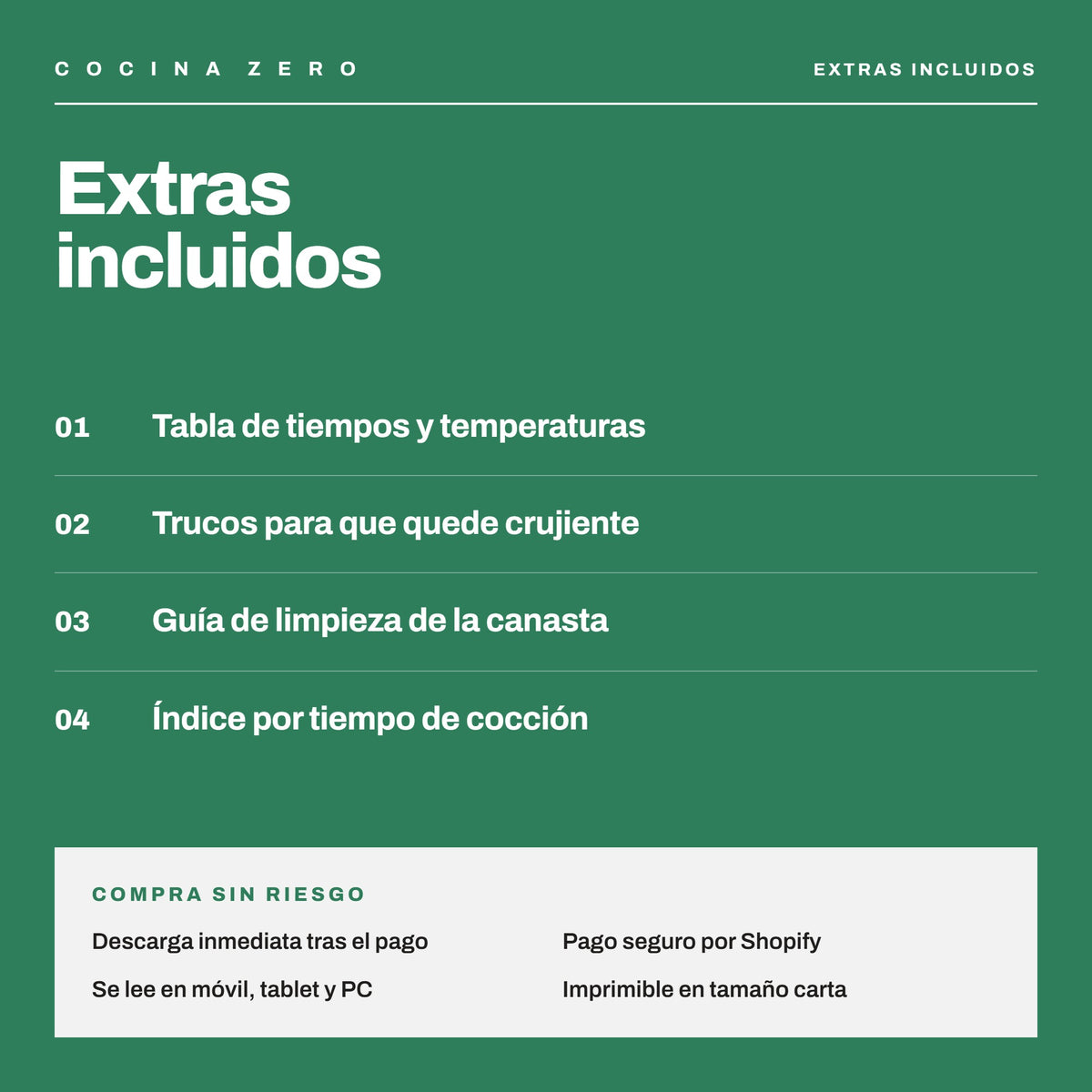 Recetas con Freidora de Aire — 20 Platos Crujientes y Saludables (Libro Digital PDF)