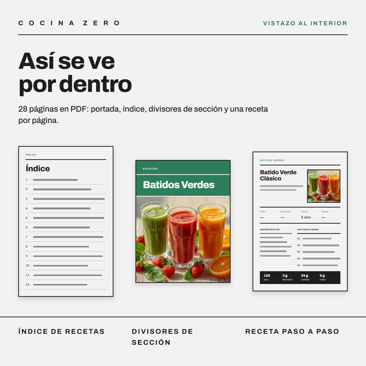Jugos y Batidos Saludables — 20 Bebidas para Energía y Detox (Libro Digital PDF)
