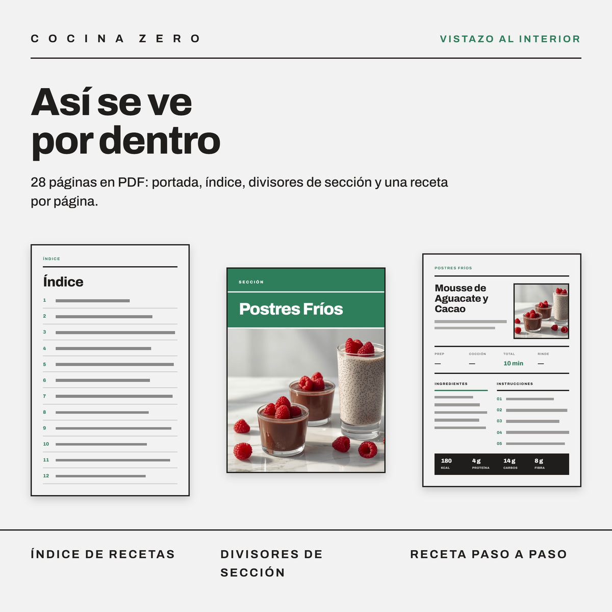 Postres Sin Azúcar — 20 Dulces Fáciles y Saludables Sin Culpa (Libro Digital PDF)